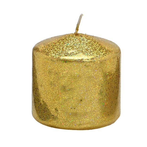 Vela-Pilar-Dourada-7cm-Espressione-Christmas