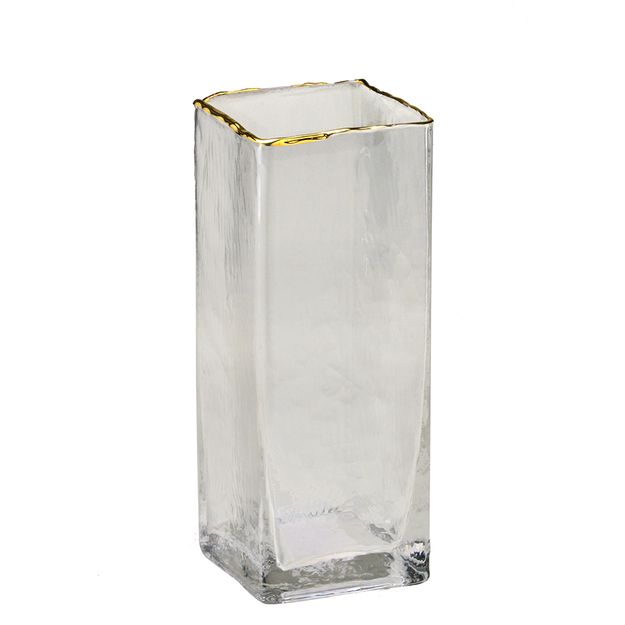 vaso-quadrado-transparente-com-borda-dourada-20cm-espressione-22233-024-1